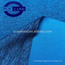Polyester and cationic mixed eyelet mesh knitting fabric for fashion sports